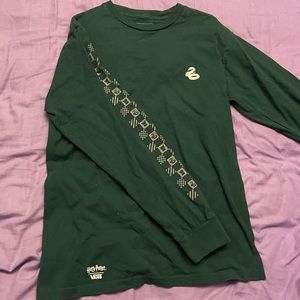 Vans Green Slytherin Long Sleeve